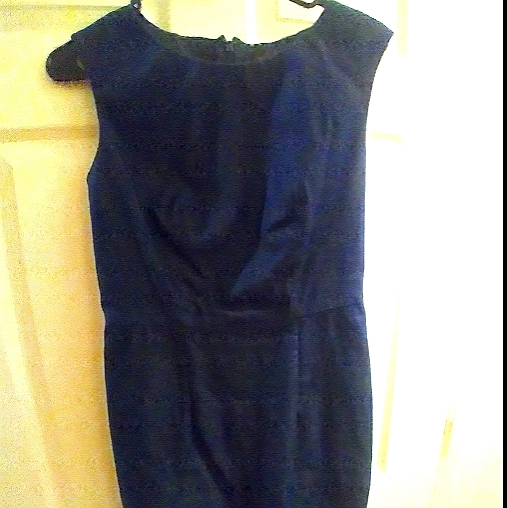 Denim sheath dress